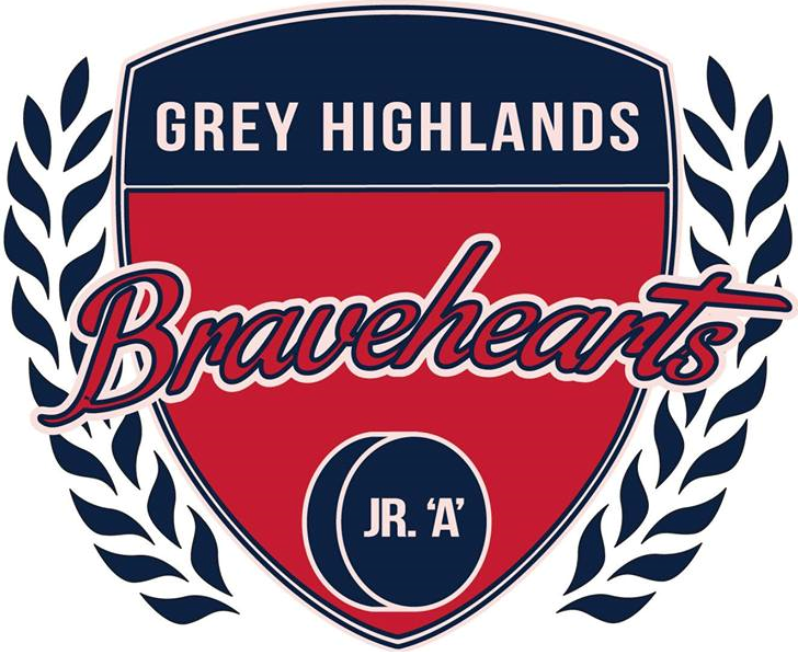 Grey Highlands Bravehearts 2014-Pres Primary Logo iron on transfers for T-shirts